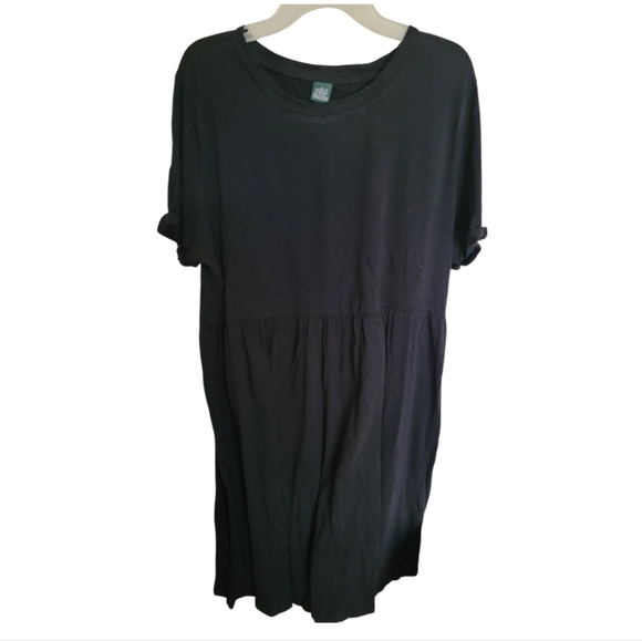 Wild Fable Classic Black Cuffed Sleeve Dress Size Large - Picture 1 of 7